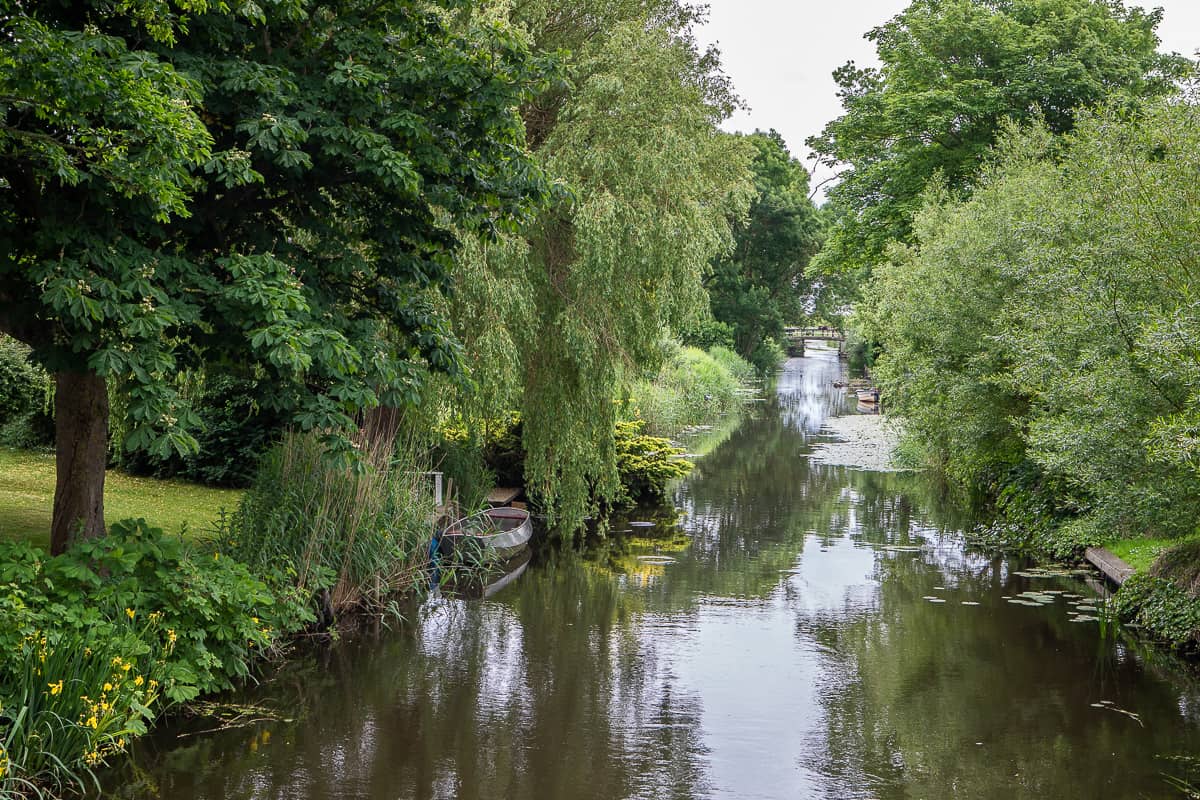 Ortskern mit Gracht in Hindeloopen