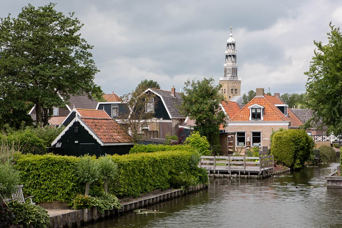 Ortskern mit Gracht in Hindeloopen