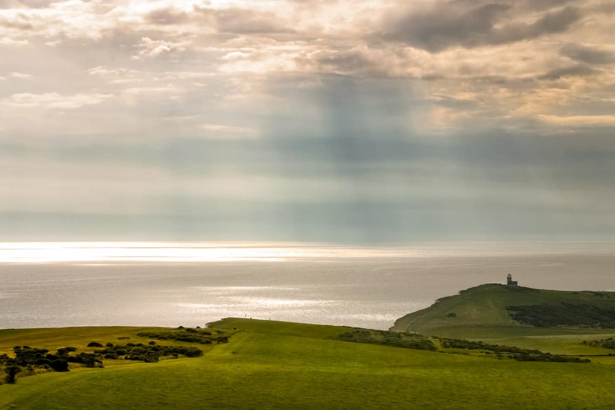 Bechy Head bei Sonnenuntergang