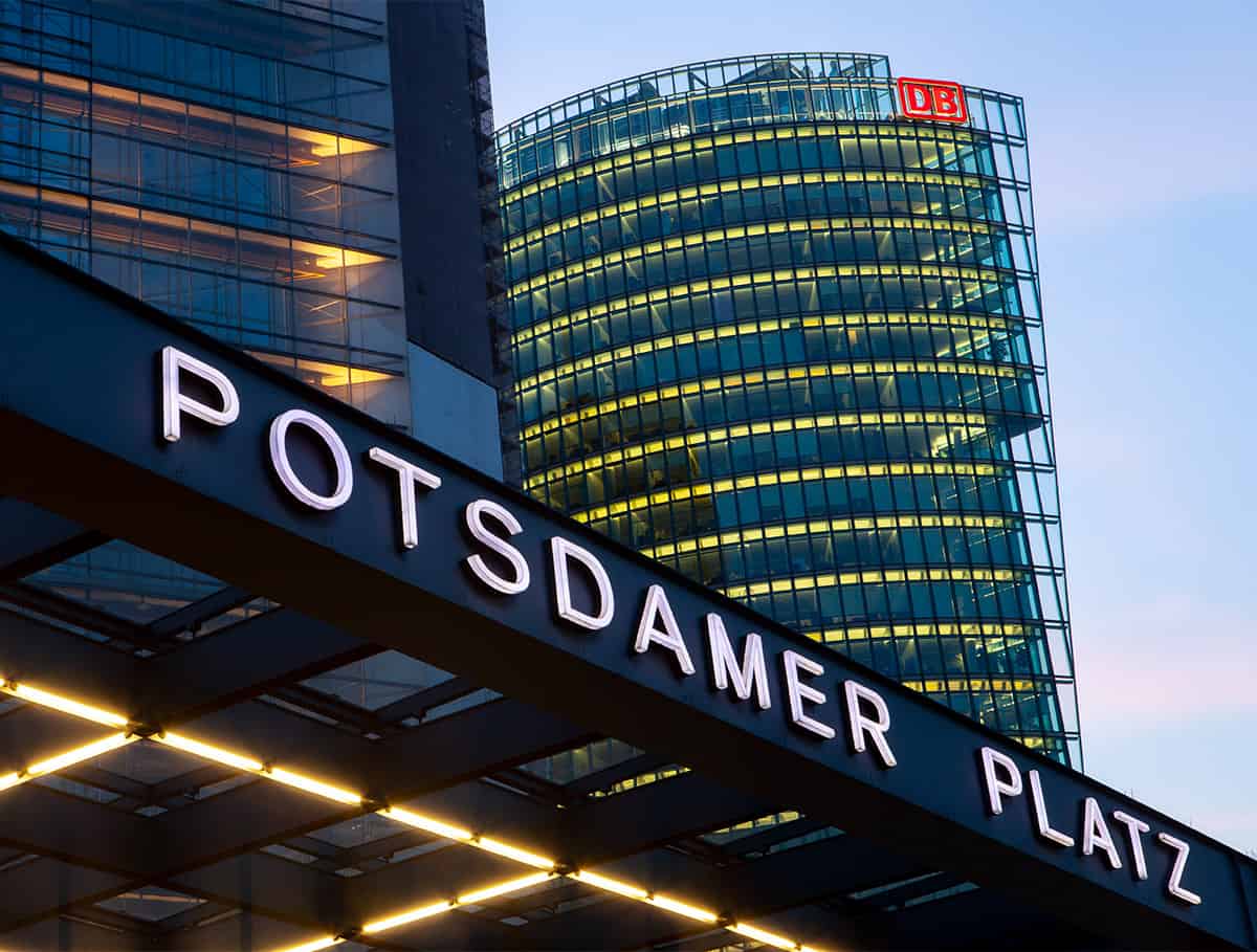 Der Potsdamer Platz am Abend