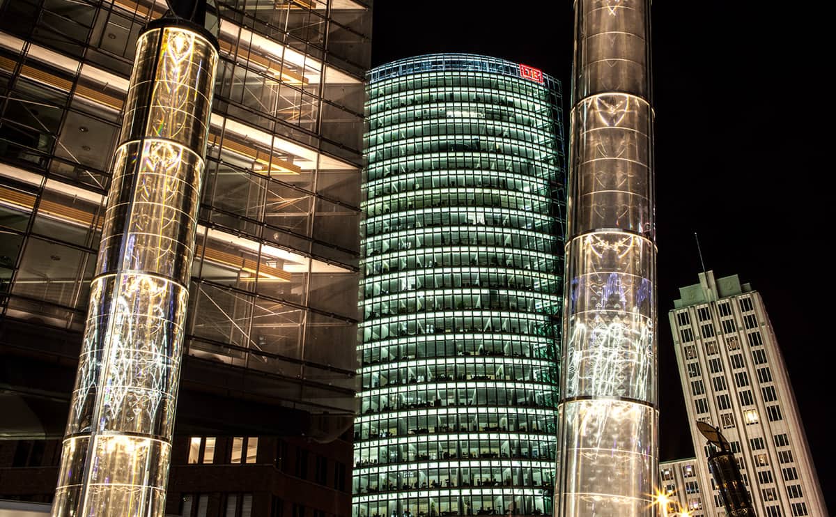 Der Potsdamer Platz am Abend