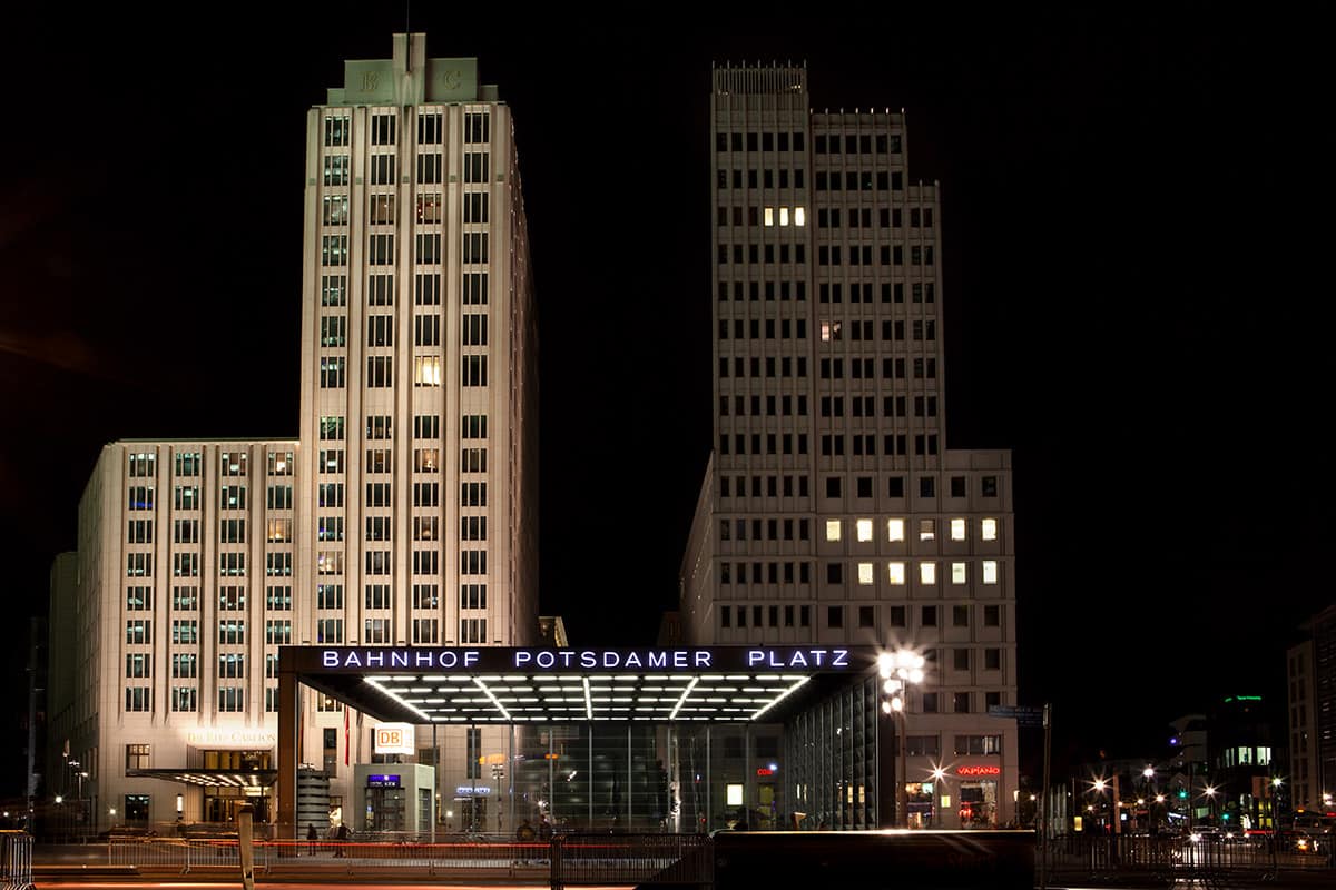 Der Potsdamer Platz am Abend